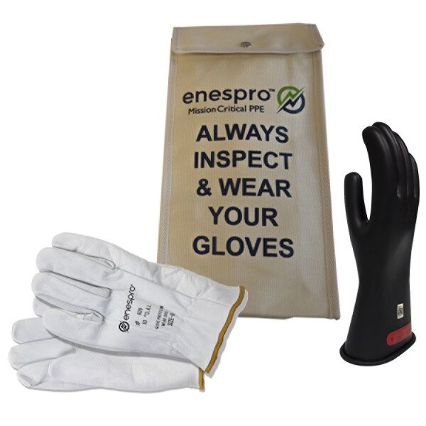 Enespro Class 00 Voltage 11" Glove Kit in Black